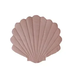 Linen &ldquo;Powder Pink&rdquo; Shell Mat