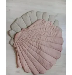 Linen &ldquo;Powder Pink&rdquo; Shell Mat
