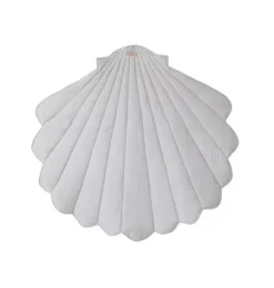 Linen &ldquo;Sand&rdquo; Shell Mat