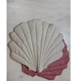 Linen &ldquo;Sand&rdquo; Shell Mat