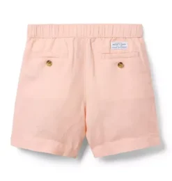 Linen-Cotton Pull-On Short