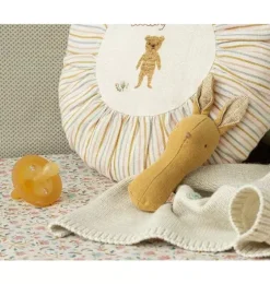 Lullaby Friend Rattles, Bunny - Dusty Yellow