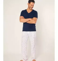 Men's Twill Pants in Coastal Charms