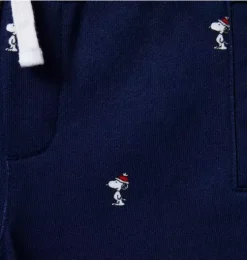 PEANUTS&trade; Snoopy Santa Striped Cuff Jogger