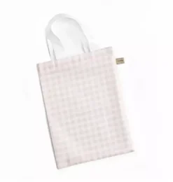 Picnic Gingham Crib Sheet - Pink