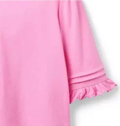 Pintuck Ruffle Sleeve Top