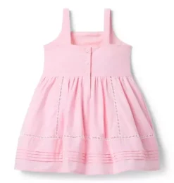 Pintuck Trim Dress