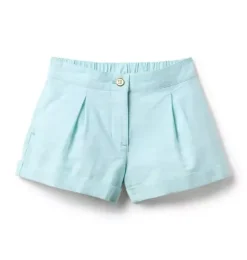 Pleated Cuffed Short