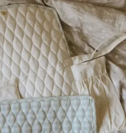Portable Changing Pad - Blue Gingham