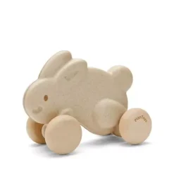 PUSH ALONG BUNNY-WHITE