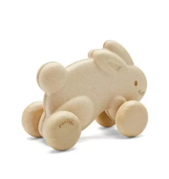 PUSH ALONG BUNNY-WHITE