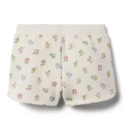 Quilted Floral Short