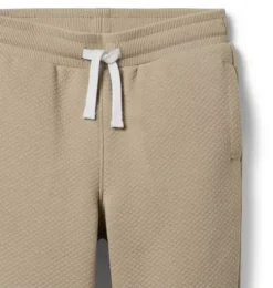 Quilted Jacquard Tapered Pant