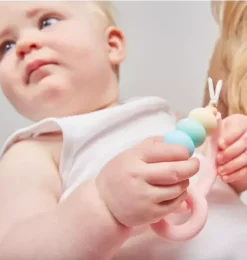 Rainbow Sherbet Arch Ring Teether