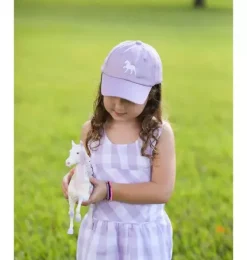 Rainbow Unicorn Bow Baseball Hat