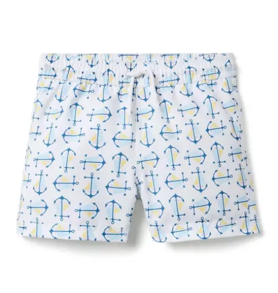 Recycled Anchor Swim Trunk
