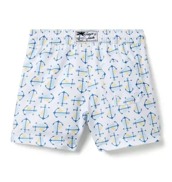 Recycled Anchor Swim Trunk