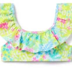 Recycled Floral Ruffle 2-Piece Swimsuit