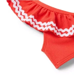 Recycled Ric Rac Ruffle 2-Piece Swimsuit