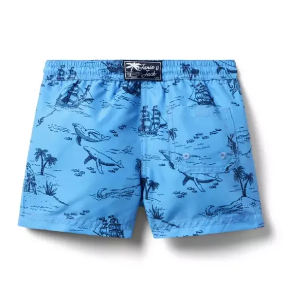 Recycled Sea Days Swim Trunk