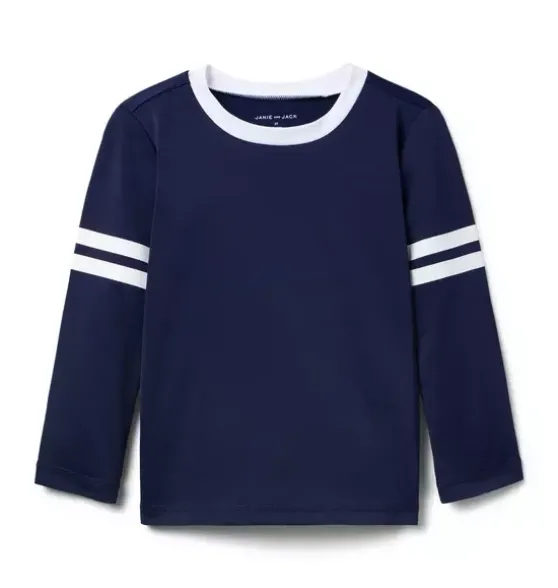 Recycled Stripe Rash Guard