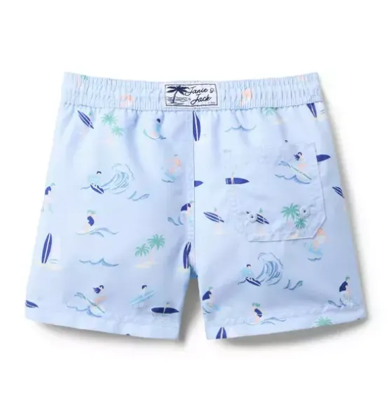 Recycled Surfer Swim Trunk