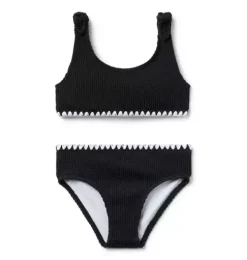 Recycled Textured 2-Piece Swimsuit