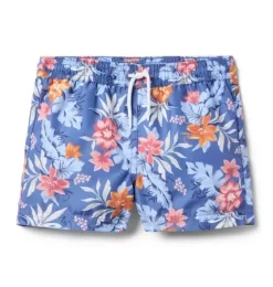 Recycled Tropical Floral Swim Trunk