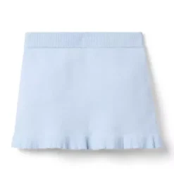 Ruffle Hem Sweater Skirt