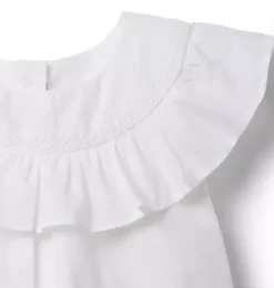 Ruffle Lace Trim Top
