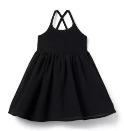 Seersucker Crossback Dress