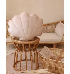 Soft Velvet &ldquo;Latte&rdquo; Shell Pillow