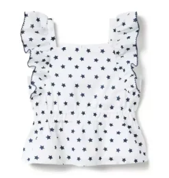 Star Peplum Top