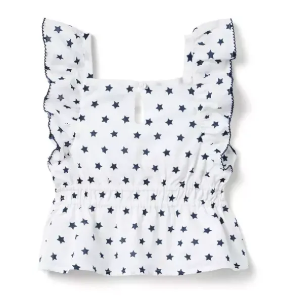 Star Peplum Top
