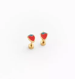 Strawberry Stud Earrings