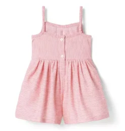 Striped Bow Romper