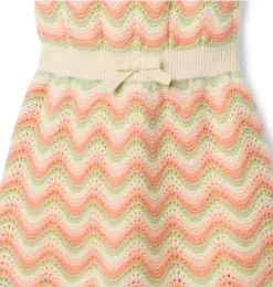 Striped Crochet Dress
