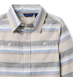 Striped Flannel Shirt