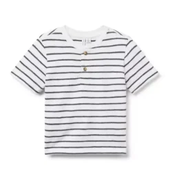 Striped Henley Tee