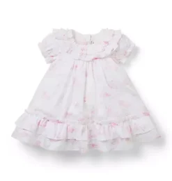 The Bunny Toile Baby Dress