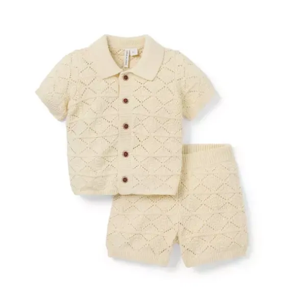 The Crochet Cabana Matching Baby Set