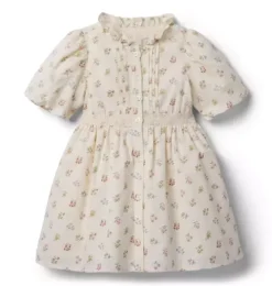 The Flower Pintuck Dress
