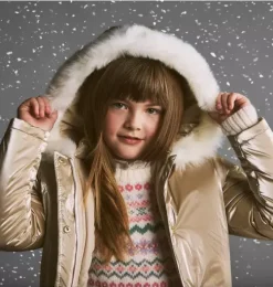 The Metallic Puffer Coat