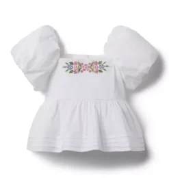 The Peplum Puff Sleeve Top