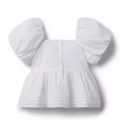 The Peplum Puff Sleeve Top