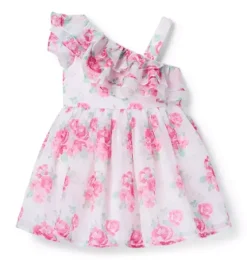 The Rose Ruffle Party Dress