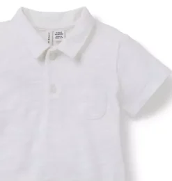 The Slub Polo Baby Bodysuit