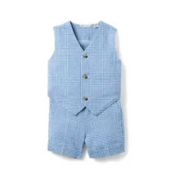 The Tattersall Baby Suit Set