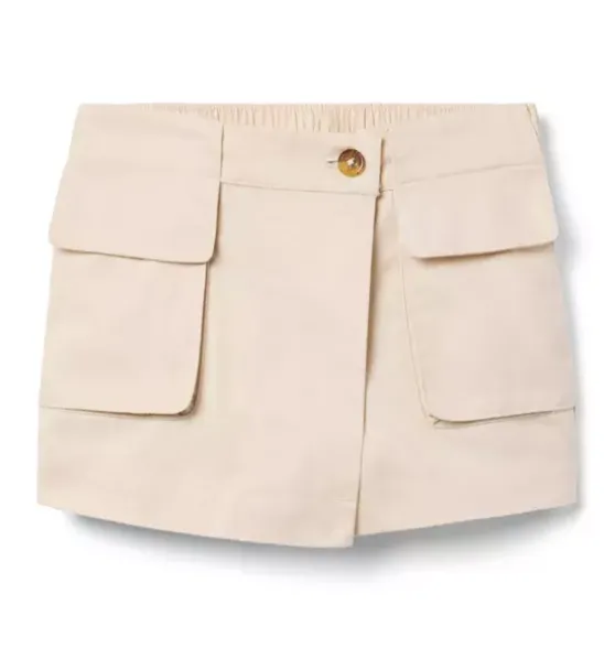 The Twill Cargo Skort