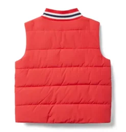 The Varsity Puffer Vest